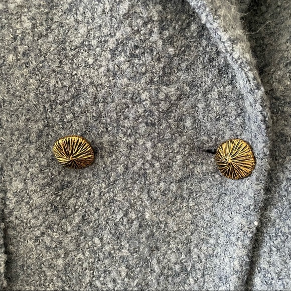 🌸Zara blue coat with gold buttons - Picture 7 of 10